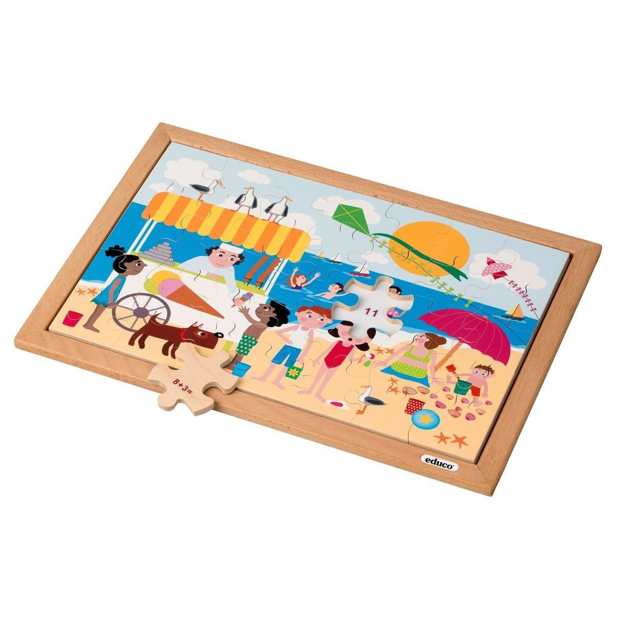 EDUCO Sens des nombres - opérations jusqu'à 12 — 35 pièces de puzzle