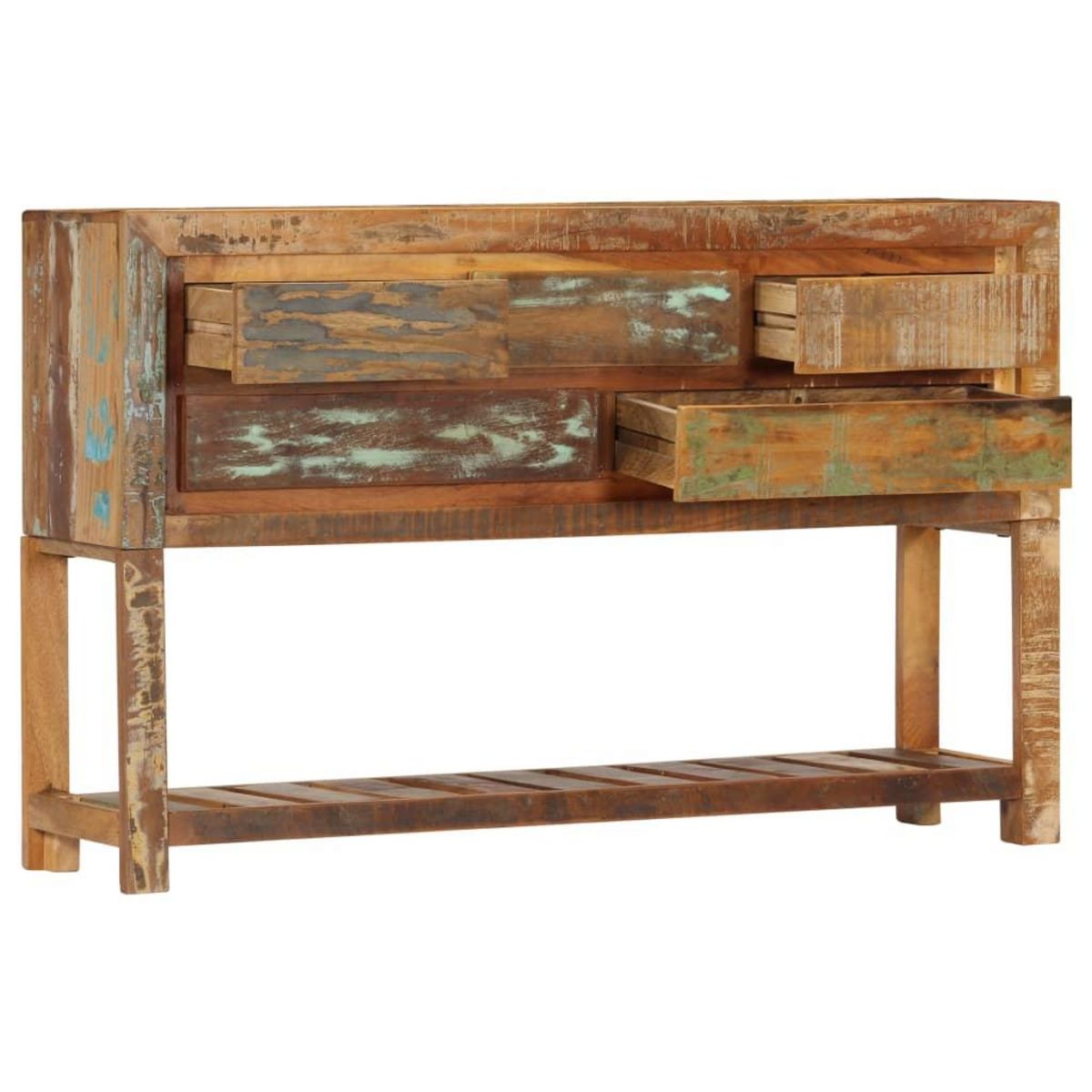 VIDAXL Buffet 120x30x75 cm Bois de recuperation solide