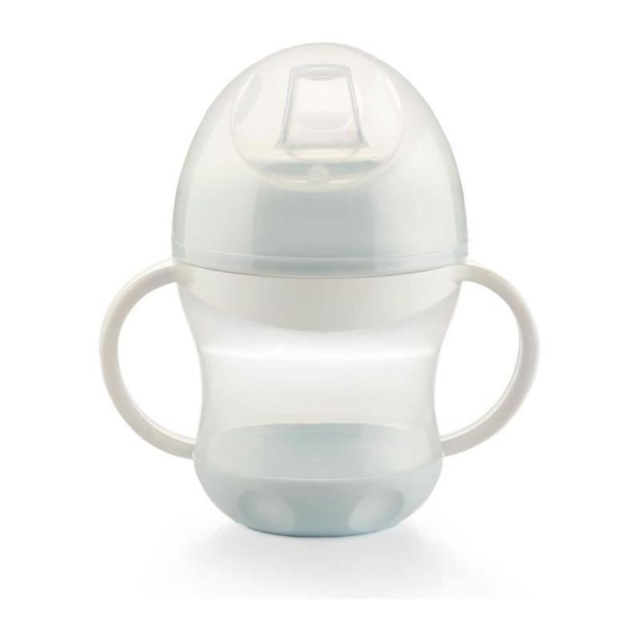 Voir la diapositive 2 : THERMOBABY THERMOBABY Tasse anti-fuites + couv - Fleur bleue