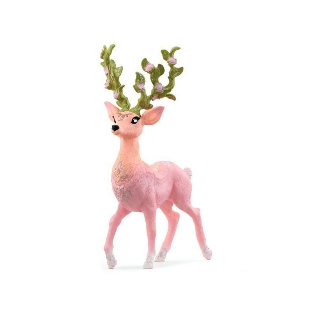 Schleich Figurine Cerf Magique rose, Schleich 13996 Bayala, Pour enfant des 5 ans