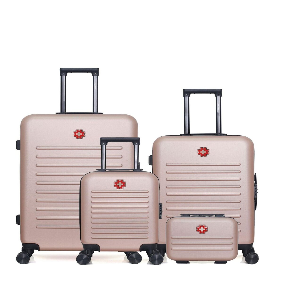 SWISS KOPPER SWISS KOPPER - Lot de 4 - Valises grand format, weekend, cabine XXS et vanity WIL