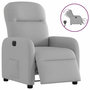 Voir la diapositive 1 : VIDAXL Fauteuil inclinable electrique gris nuage tissu