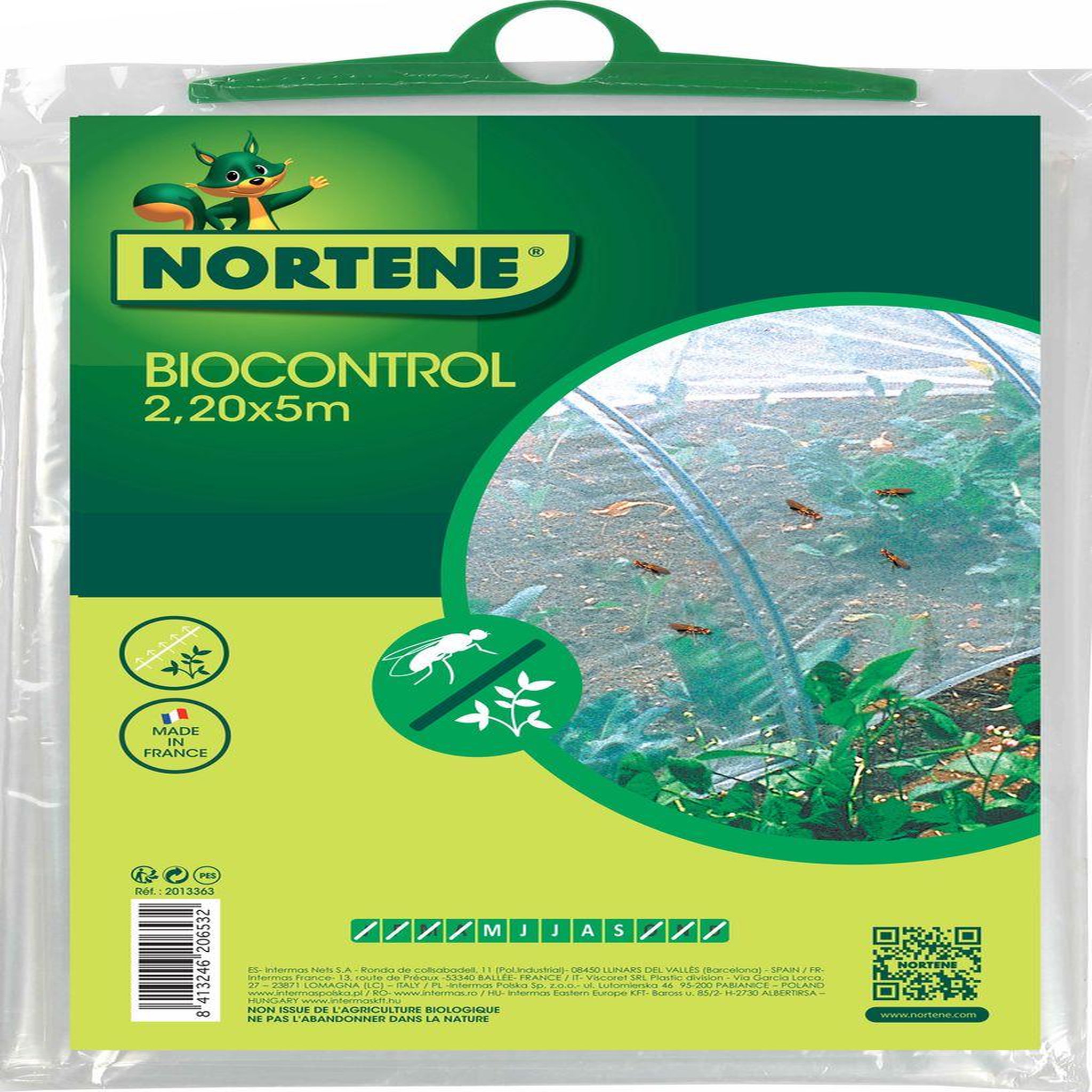 Nortene Filet anti-insectes  Biocontrol  - 2,20 x 5 m