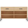 Voir la diapositive 6 : VIDAXL Banc à chaussures chêne sonoma 102x35x55 cm bois d ingénierie