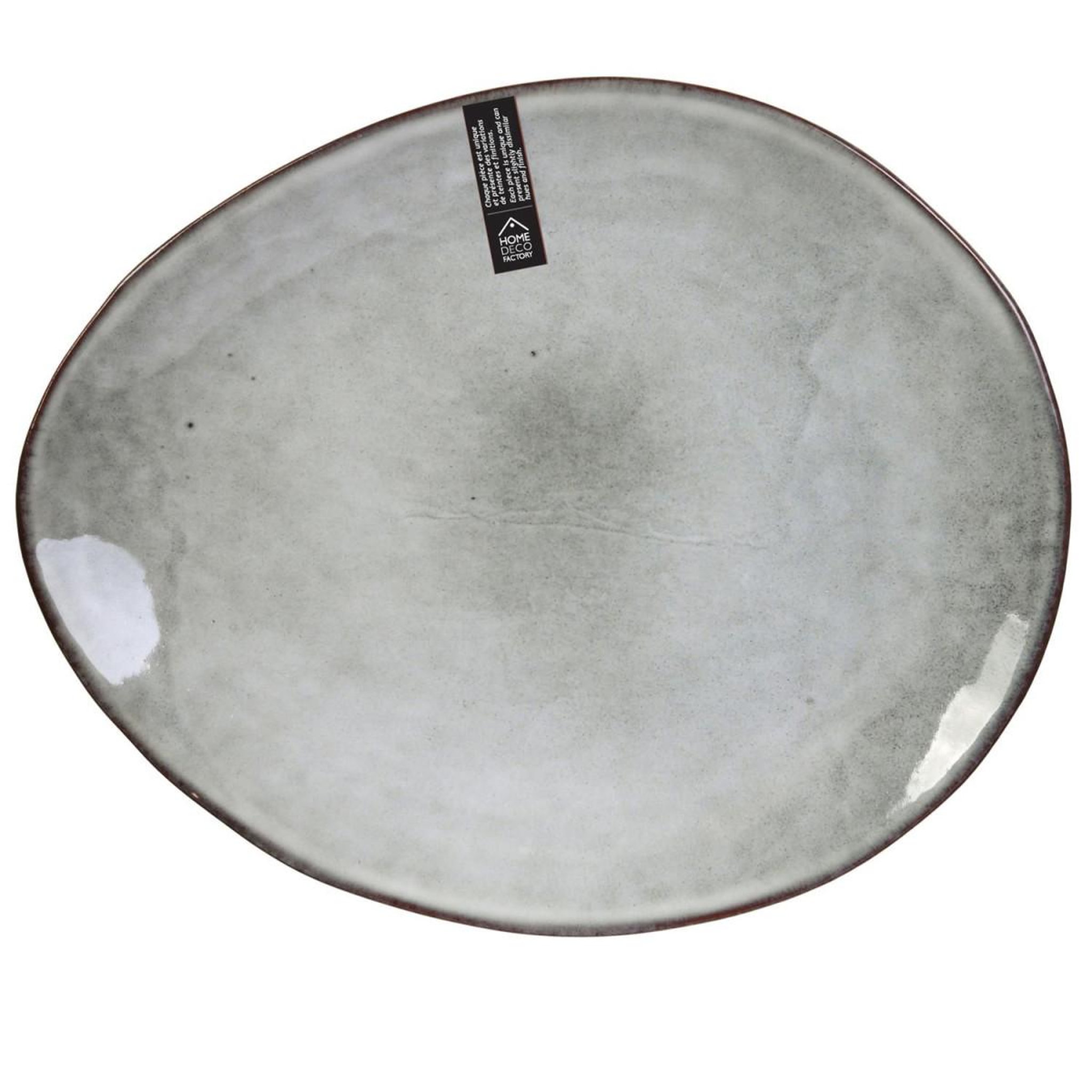 Voir la diapositive 3 : Paris Prix Lot de 6 Assiettes à Dessert  Au Grès  22cm Gris