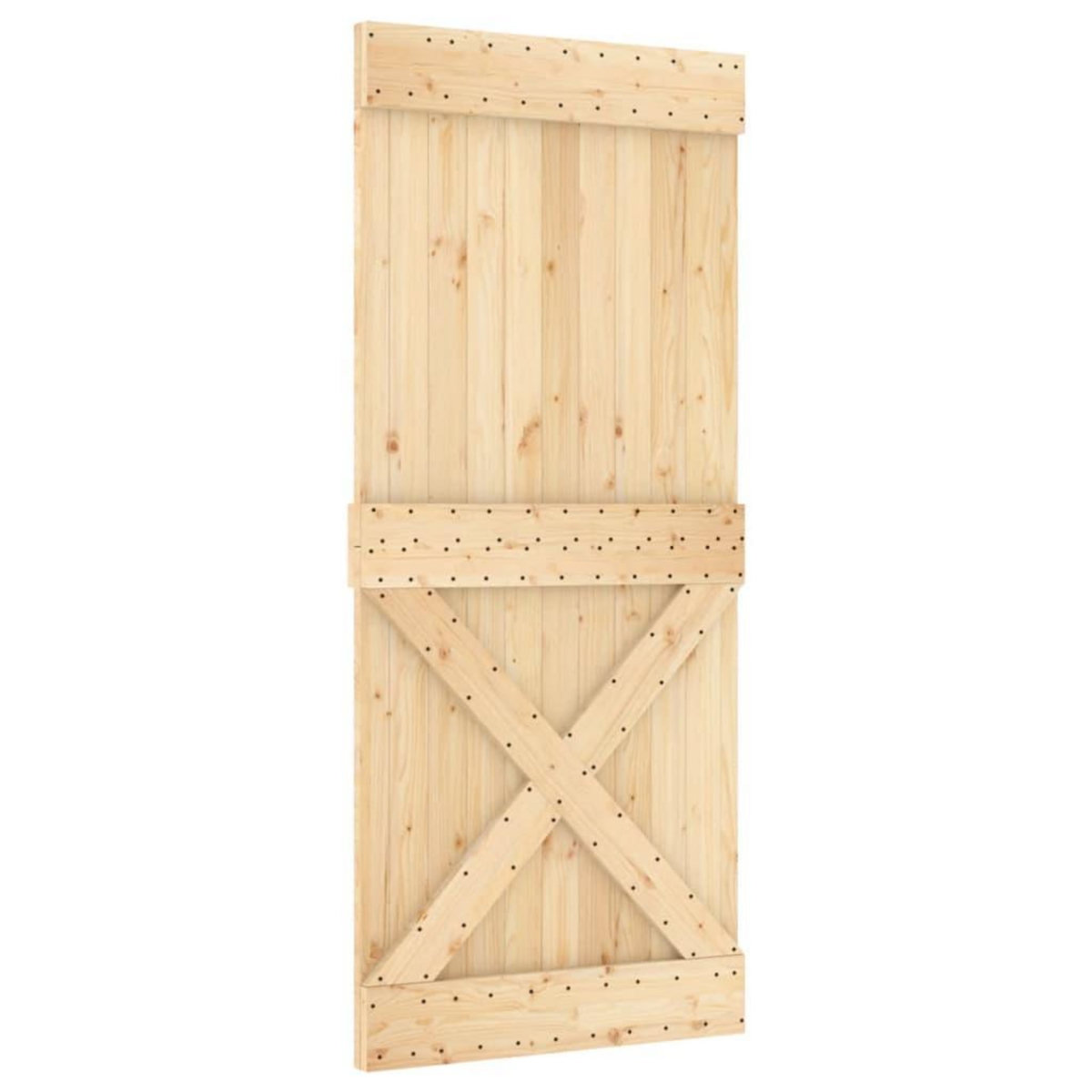 VIDAXL Porte NARVIK 90x210 cm bois massif de pin