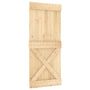 Voir la diapositive 2 : VIDAXL Porte NARVIK 90x210 cm bois massif de pin