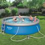 Voir la diapositive 1 : BESTWAY Piscine hors sol diamètre 457 x 122 cm Fast Set