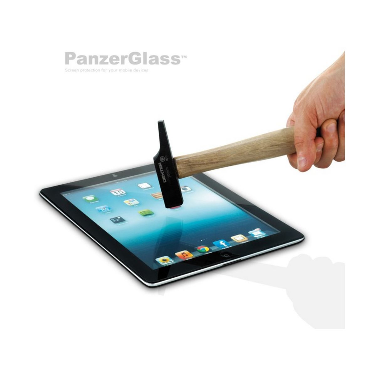 PANZER GLASS Accessoire tablette tactile Film de protection en verre trempe contre les chocs et les rayures pour iPad Air