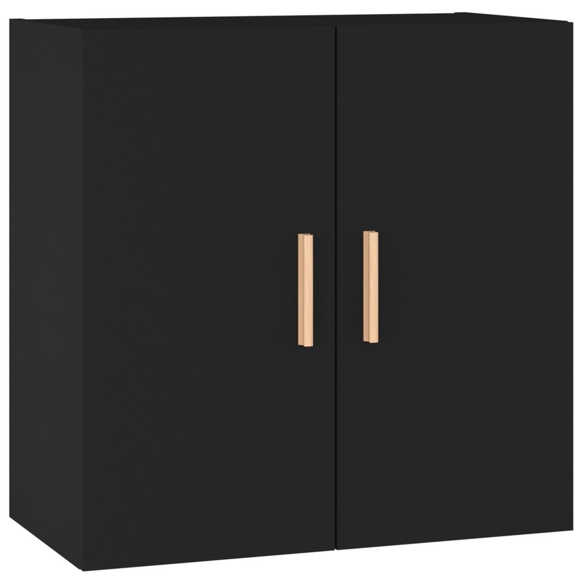 Voir la diapositive 2 : VIDAXL Armoire murale Noir 60x30x60 cm Bois d'ingenierie