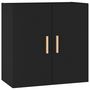 Voir la diapositive 2 : VIDAXL Armoire murale Noir 60x30x60 cm Bois d'ingenierie