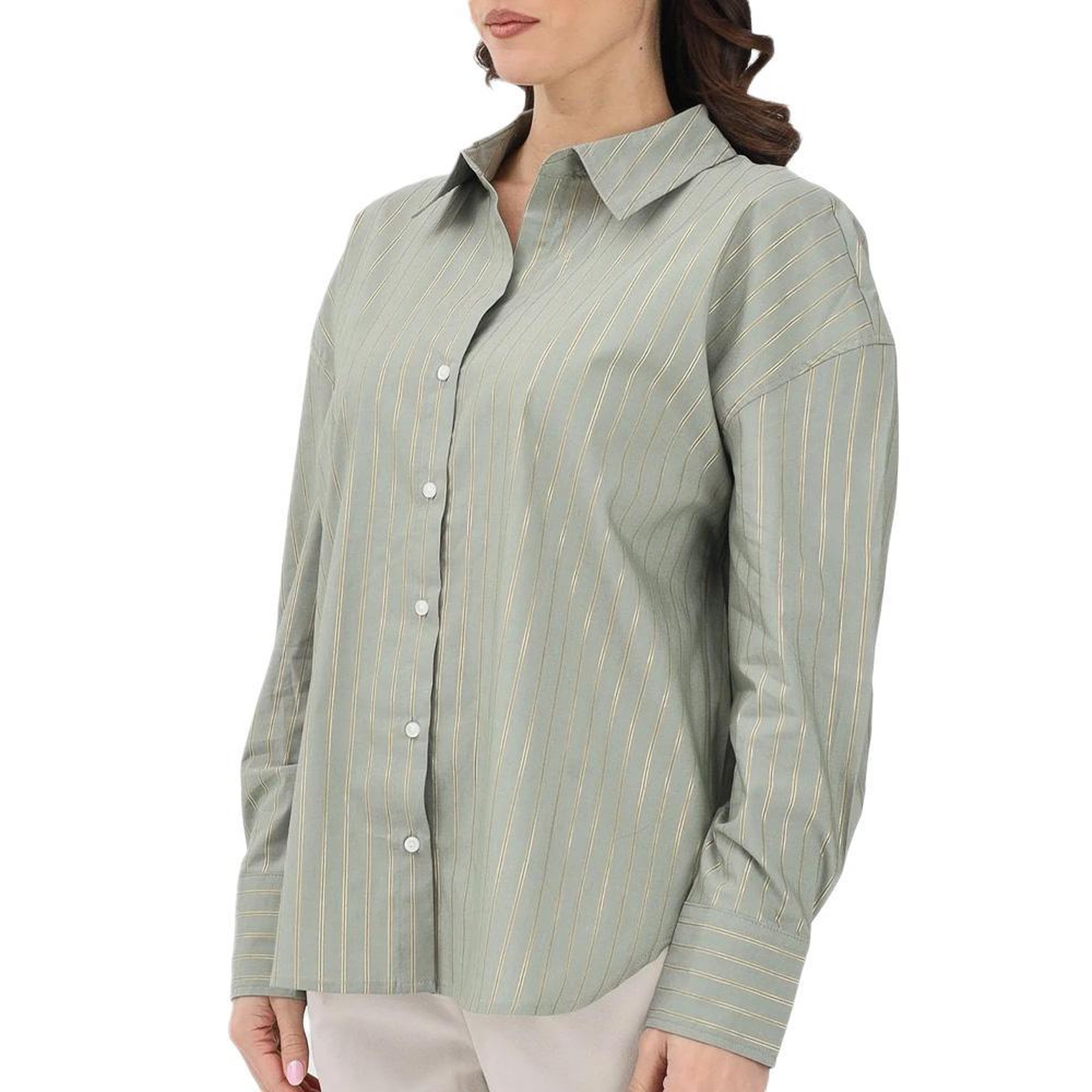 Voir la diapositive 1 : JACQUELINE DE YONG Chemise Verte Femme JDY Mios