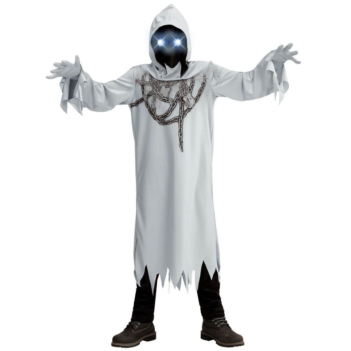 WIDMANN Déguisement fantôme enchaîné - Enfant - 8/10 ans (128 à 140 cm)