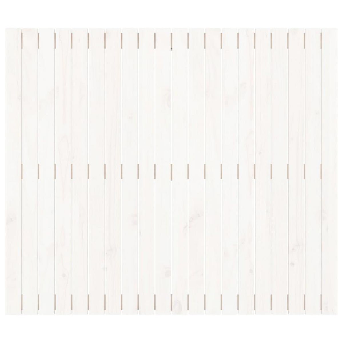 VIDAXL Tete de lit murale Blanc 127,5x3x110 cm Bois massif de pin