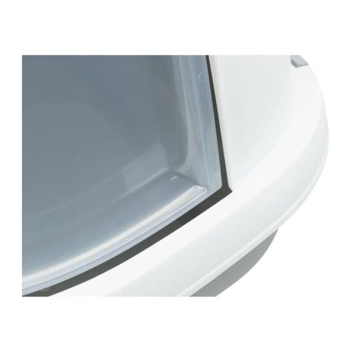 Trixie TRIXIE Bac a litiere Primo Top avec couvercle - XXL - 56 x 47 x 71 cm - Gris et blanc - Pour chat