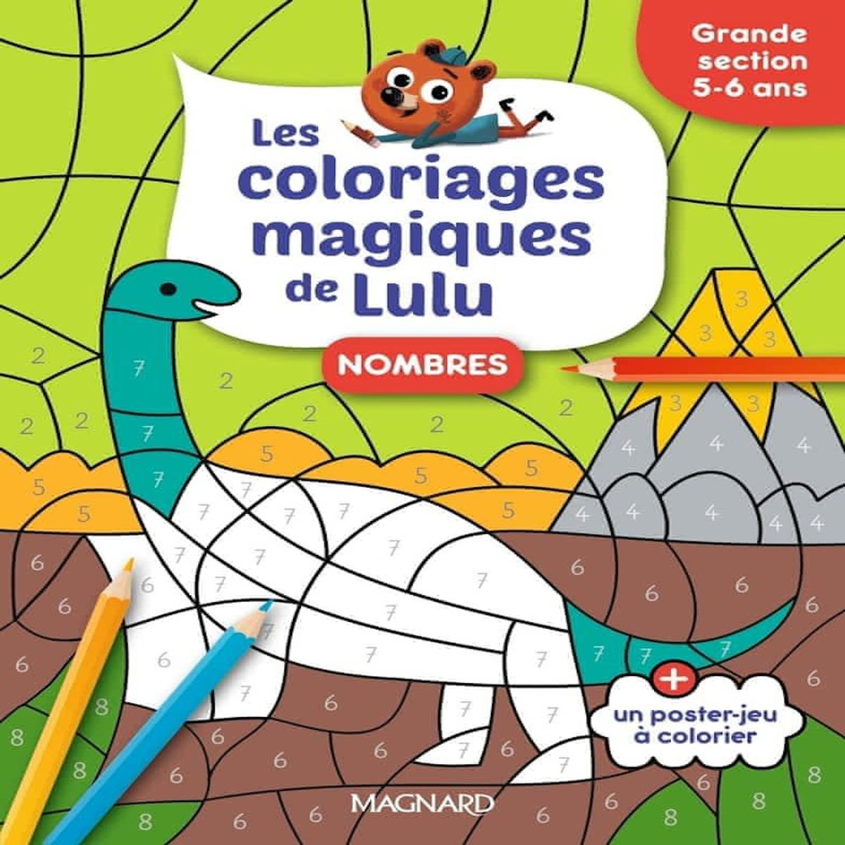 NOMBRES GRANDE SECTION. + UN POSTER-JEU A COLORIER, Forny Emilie
