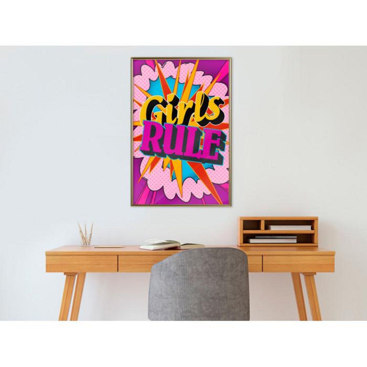 Paris Prix Affiche Murale Encadrée  Girls Rule Colour