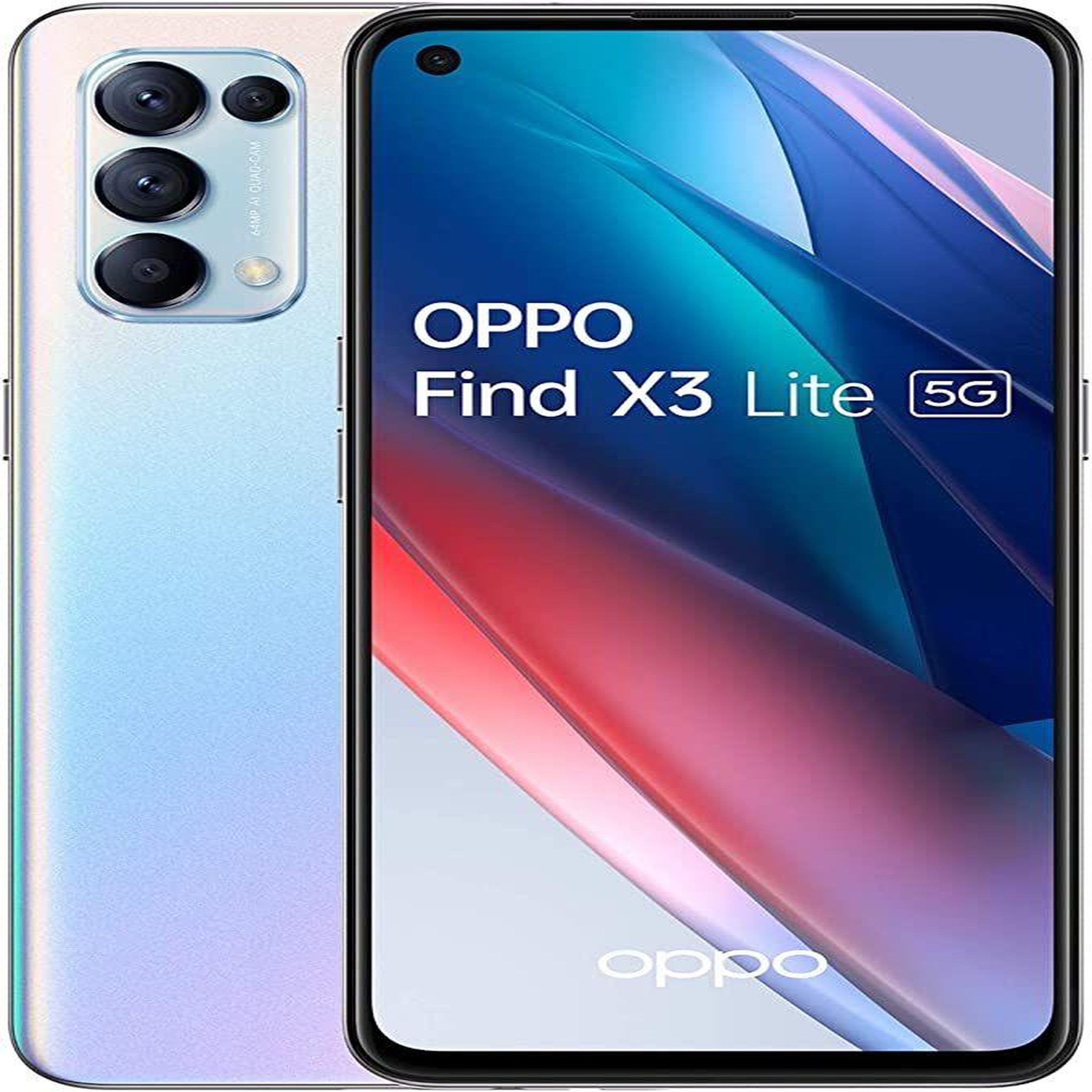 Voir la diapositive 1 : OPPO Find X3 Lite Reconditionné 128 Go - Grade A - Blanc