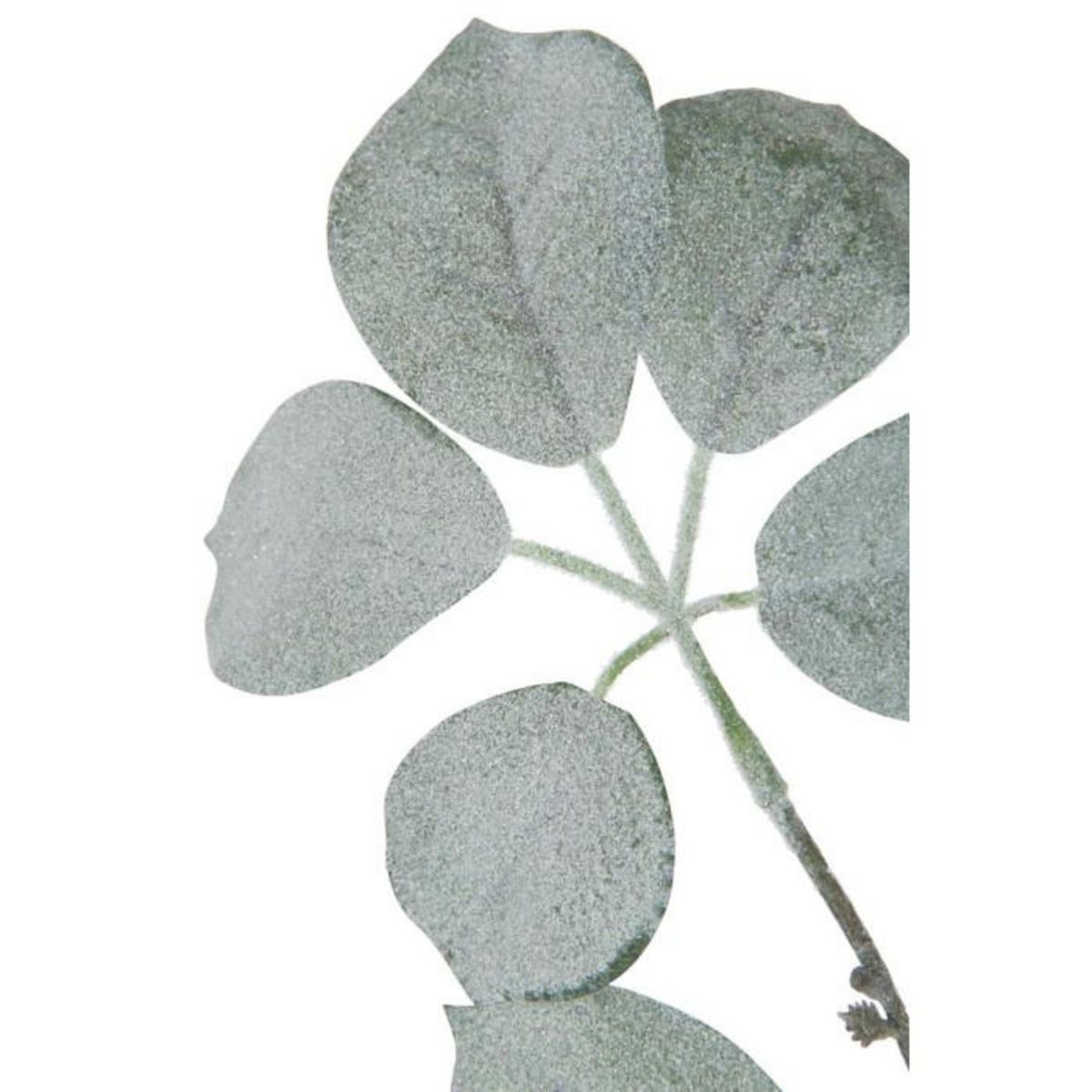 Paris Prix Branche Artificielle Floquée  Schefflera  120cm Vert