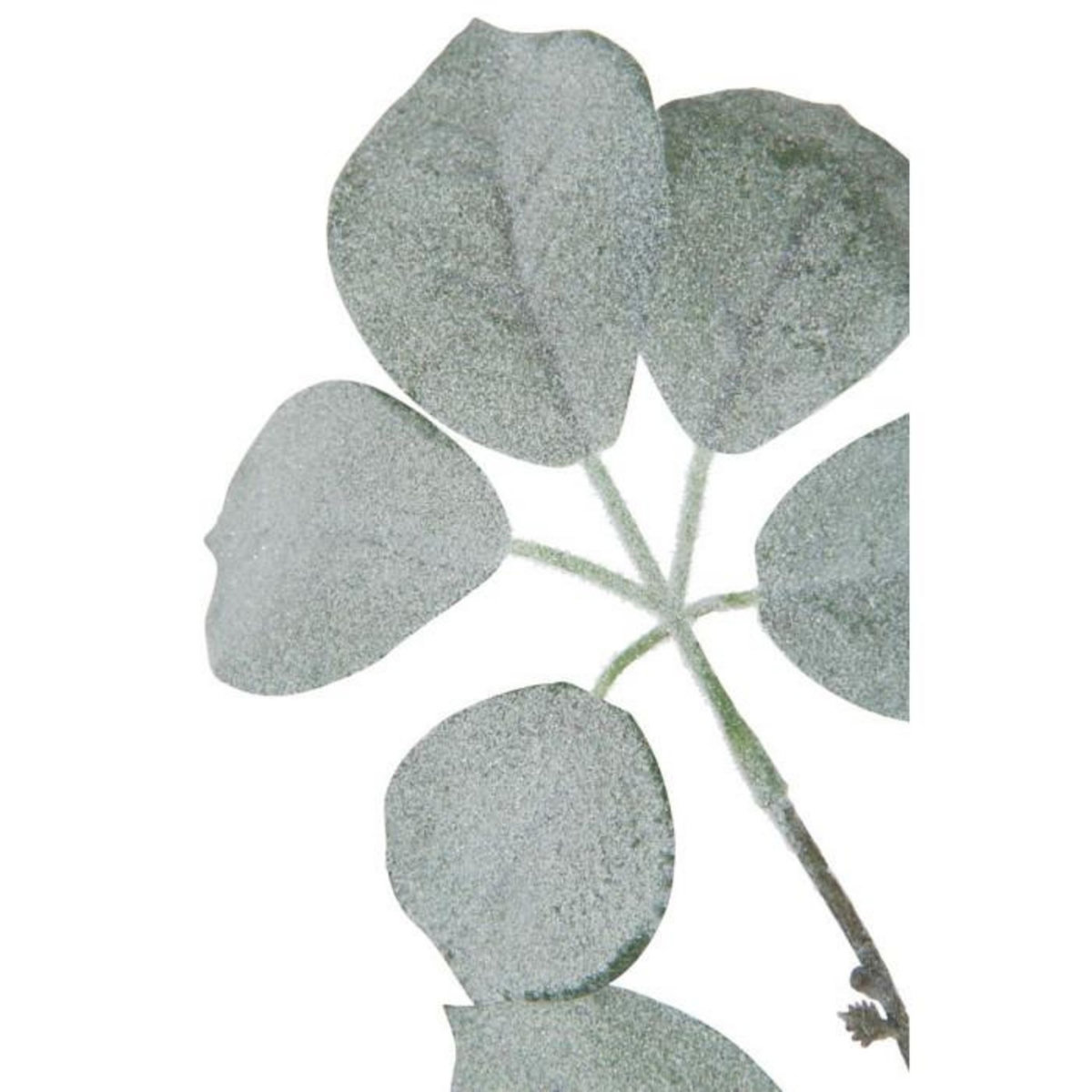 Paris Prix Branche Artificielle Floquée  Schefflera  120cm Vert