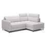 Voir la diapositive 5 : BEST MOBILIER Kalibo - canapé d'angle droit - 5 places - convertible avec coffre et têtières - en tissu bouclette