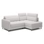 Voir la diapositive 5 : BEST MOBILIER Kalibo - canapé d'angle droit - 5 places - convertible avec coffre et têtières - en tissu bouclette