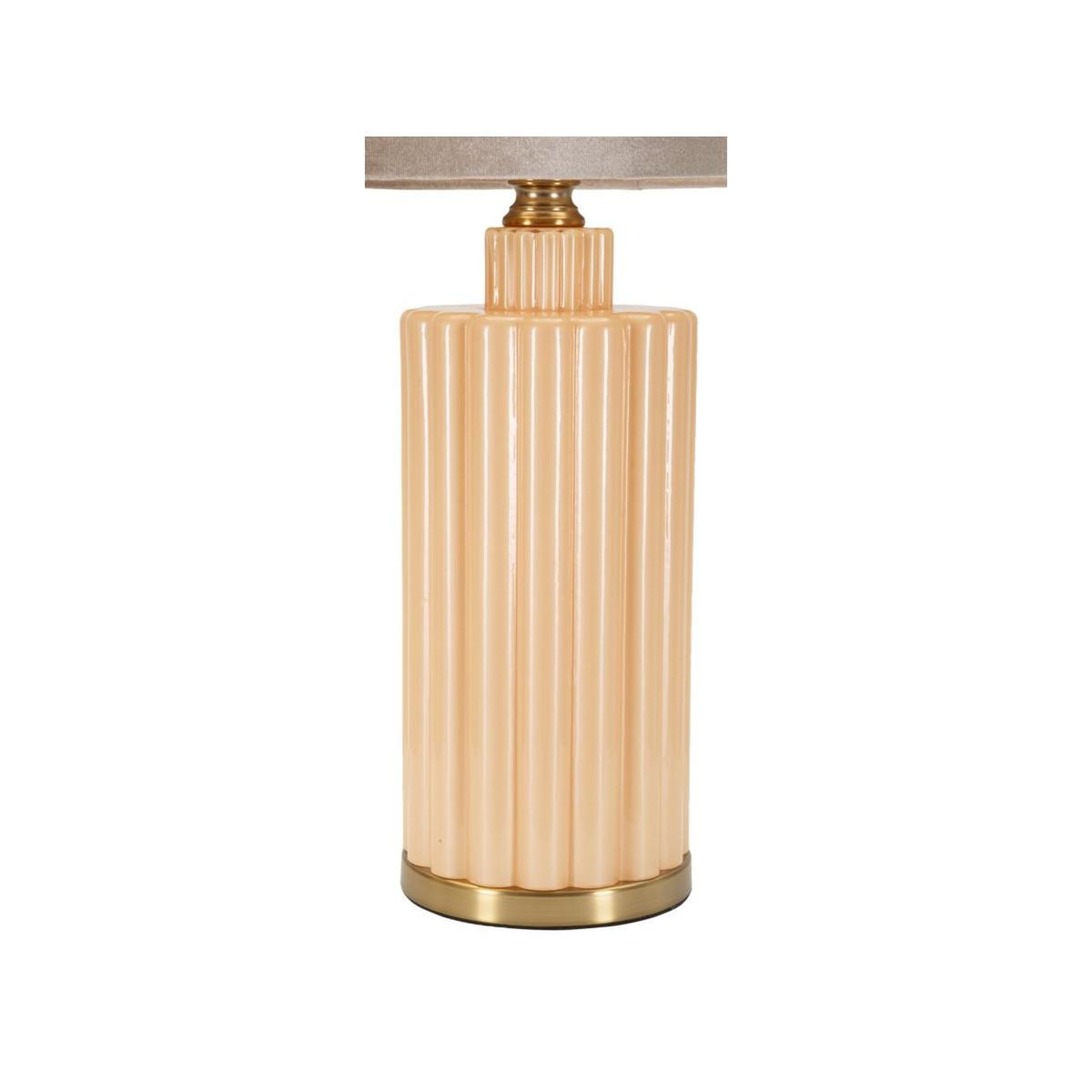 Voir la diapositive 2 : Paris Prix Lampe à poser  perly  69cm perle & or