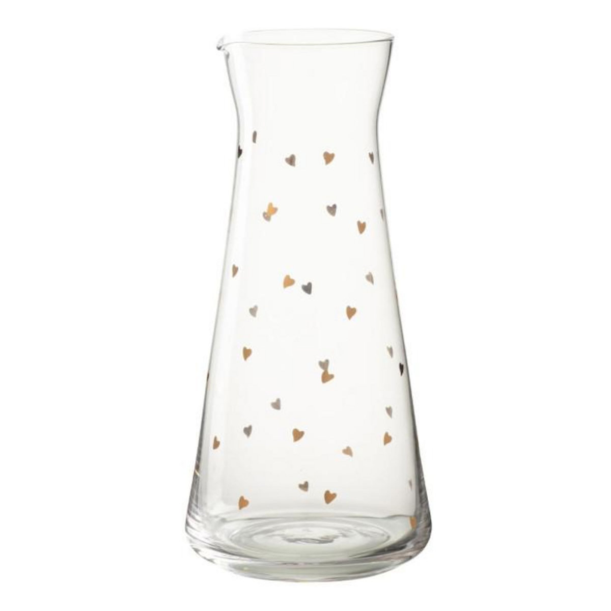 Paris Prix Carafe en Verre  Cœur  1L Transparent