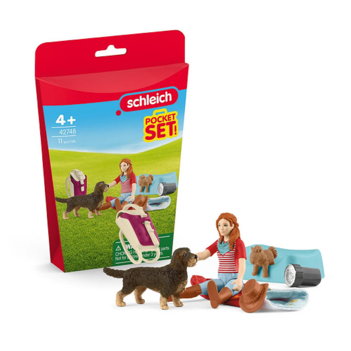Schleich 42748 Mini Monde – Hannah dort à la belle étoile