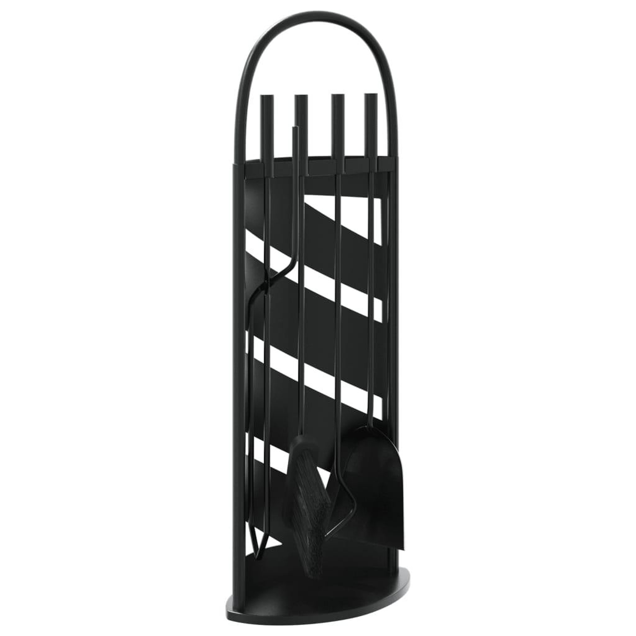Voir la diapositive 2 : VIDAXL Set d'outils de cheminee 5 pcs 23x15x66 cm acier
