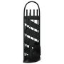 Voir la diapositive 2 : VIDAXL Set d'outils de cheminee 5 pcs 23x15x66 cm acier