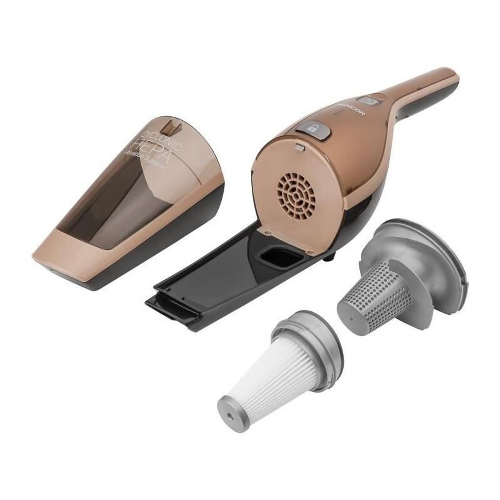 Voir la diapositive 6 : SENCO Aspirateur balai sans fil - SENCOR - SVC 8618GD - 2 en 1 - 78 dB - 0,5 L - Or