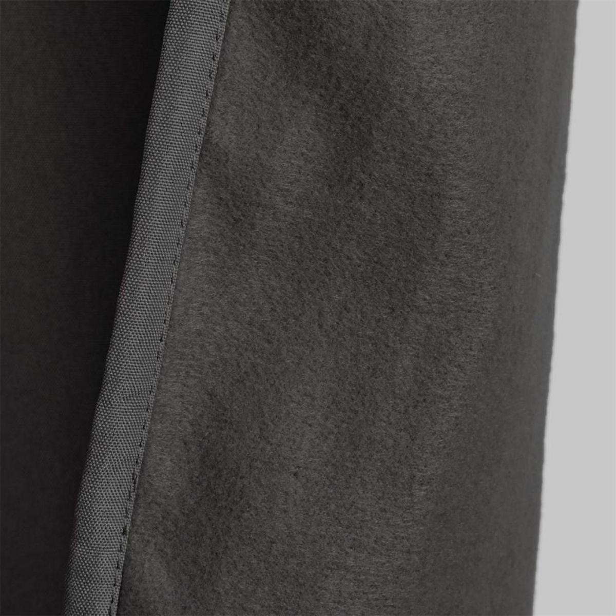 The Home Deco Factory Rideau isolant polaire 135x240 cm noir