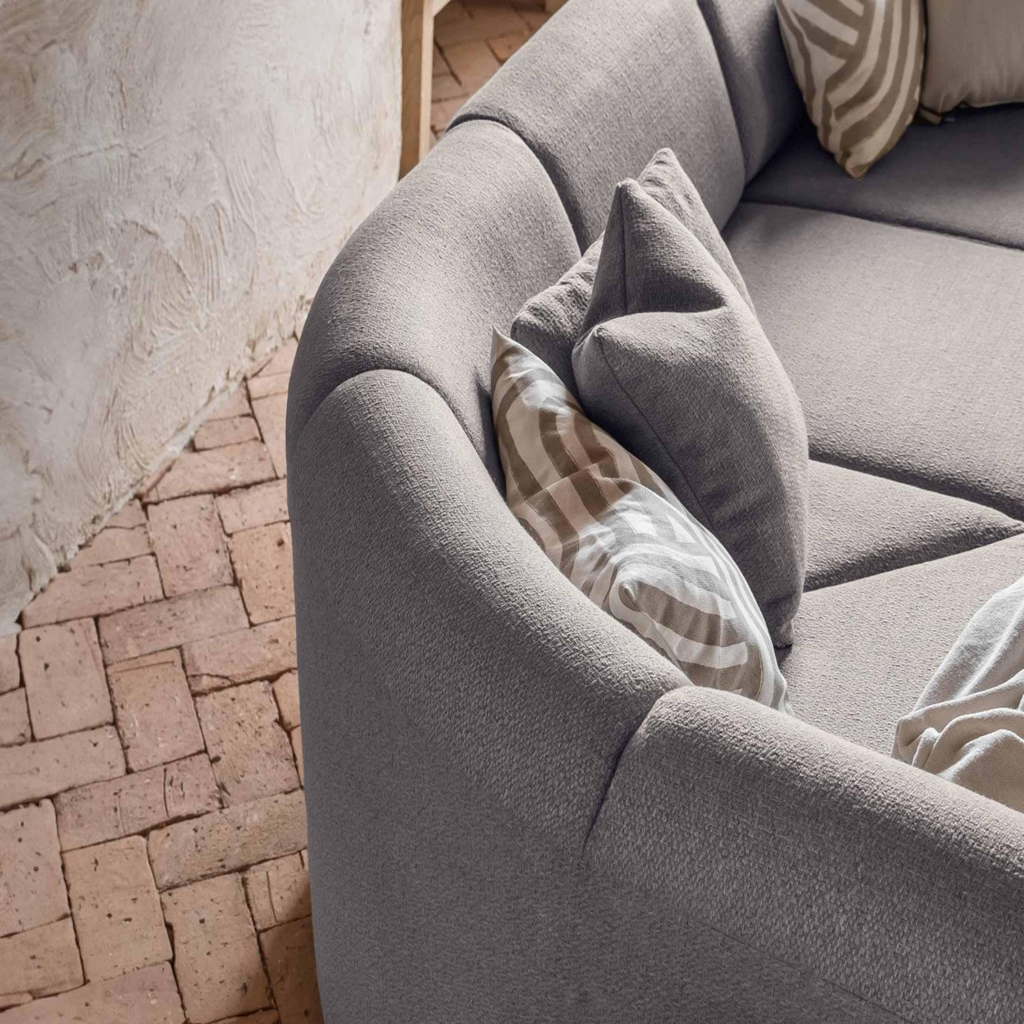 Voir la diapositive 3 : BEST MOBILIER Siena - canapé d'angle gauche - 5 places - en tissu