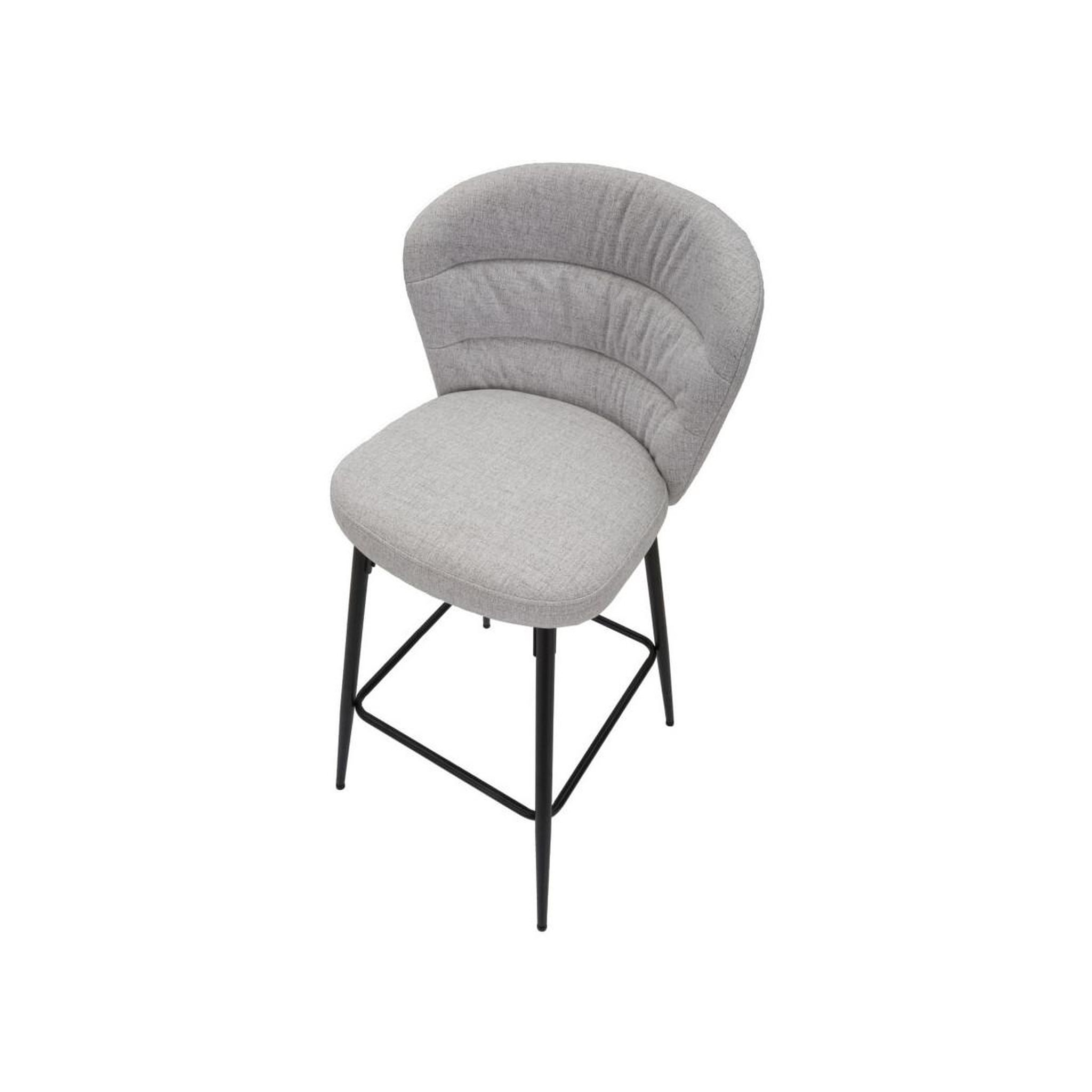 Voir la diapositive 5 : Paris Prix Lot de 2 Chaises de Bar  Losanna  108cm Gris