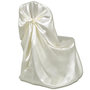 Voir la diapositive 3 : VIDAXL Housses de chaise pour banquet de mariage 12 pcs Creme