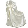 Voir la diapositive 3 : VIDAXL Housses de chaise pour banquet de mariage 12 pcs Creme