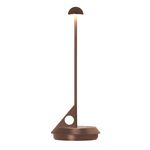 Lumisky Lampe de table sans fil LED LUME Bronze Aluminium H29 cm