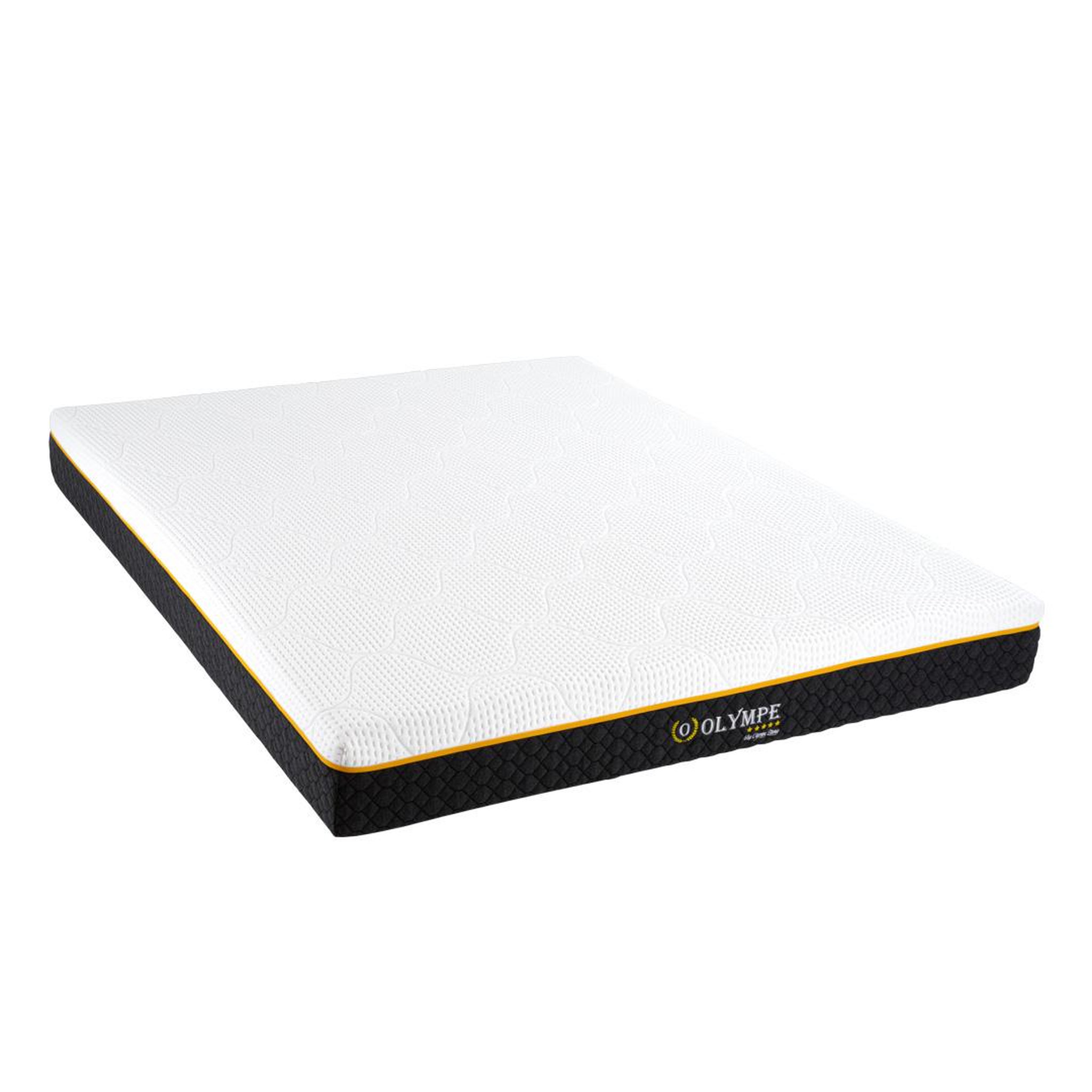 OLYMPE LITERIE Olympe literie | matelas olympe | mousse avec mémoire de forme. Coloris disponibles : Blanc