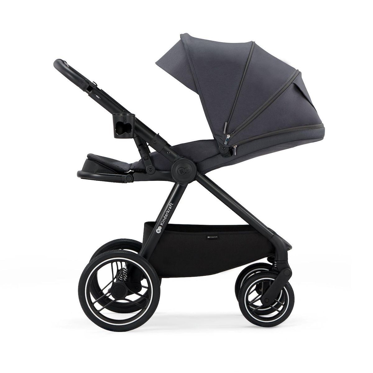 KINDERKRAFT Poussette combinée 2 en 1 avec suspension et protection UPF50+