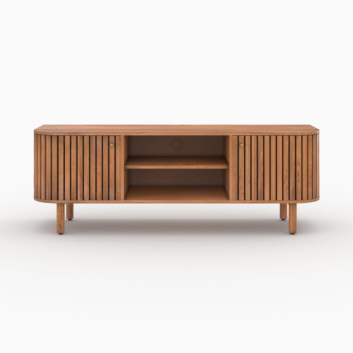 Rendez vous déco Meuble TV en bois d'acacia 145 cm-Paola