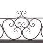 Voir la diapositive 4 : VIDAXL Banc de jardin 132 cm Acier Antique Marron