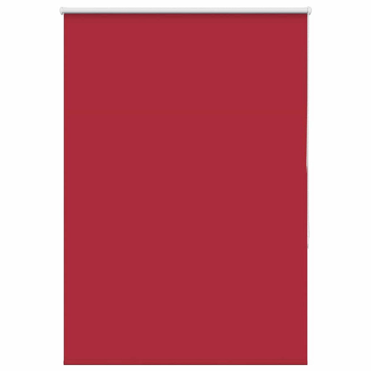 VIDAXL Store enrouleur occultant rouge largeur du tissu 100,7 cm