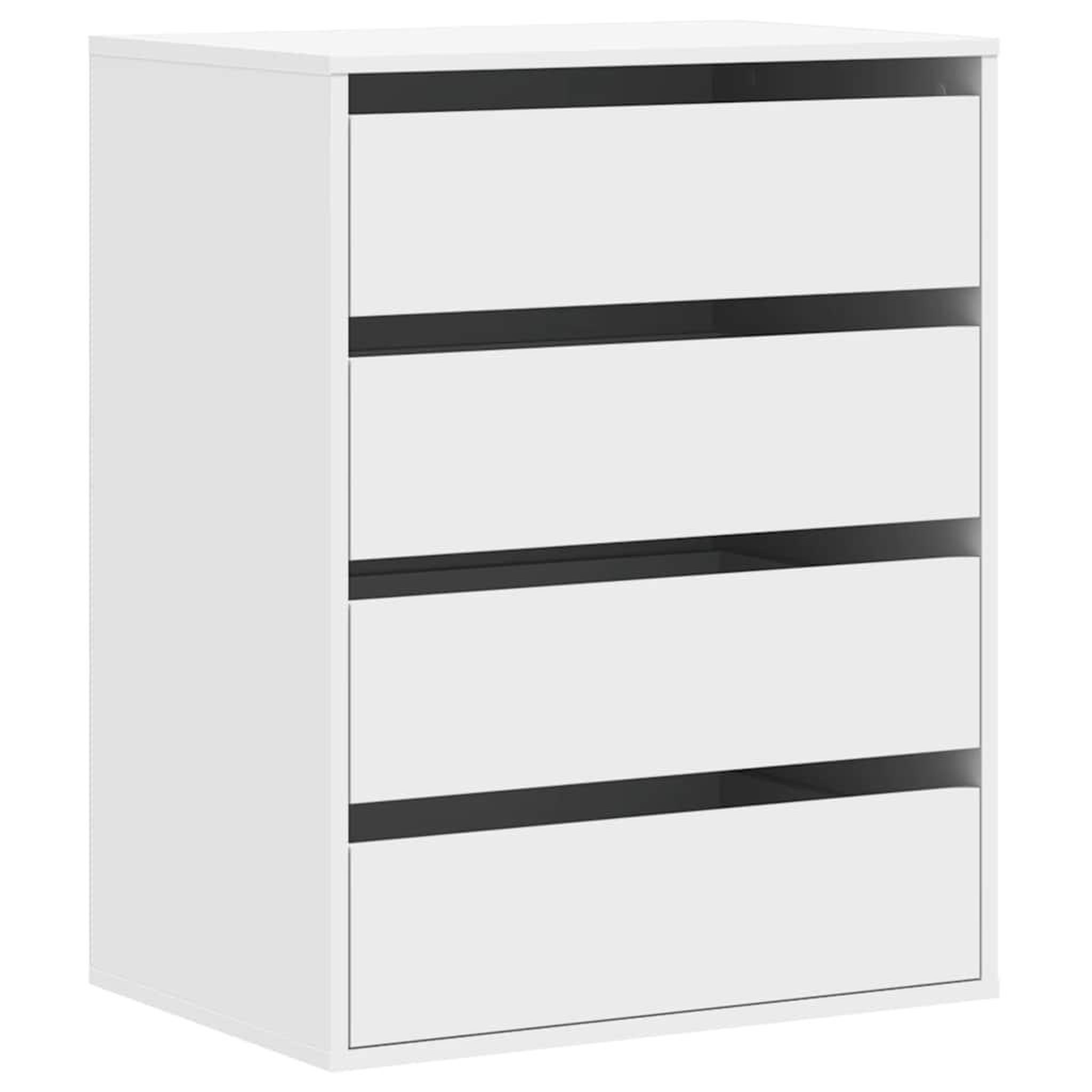 Voir la diapositive 2 : VIDAXL Commode d'angle blanc 60x41x76 cm bois d'ingenierie