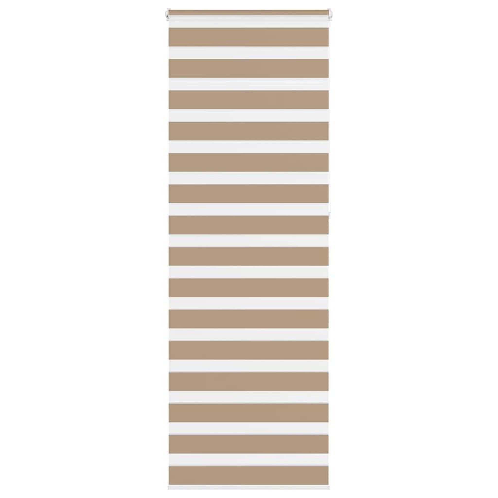 VIDAXL Store zebre marron sable largeur du tissu 80,9 cm polyester