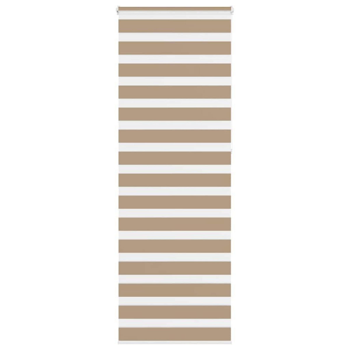 VIDAXL Store zebre marron sable largeur du tissu 80,9 cm polyester