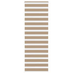 VIDAXL Store zebre marron sable largeur du tissu 80,9 cm polyester