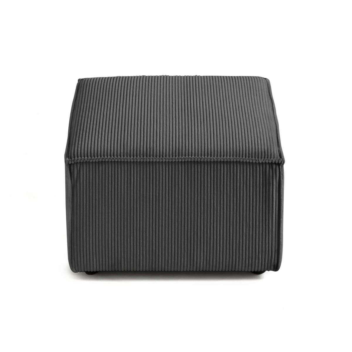 LISA DESIGN Arty - pouf d'appoint - en velours côtelé