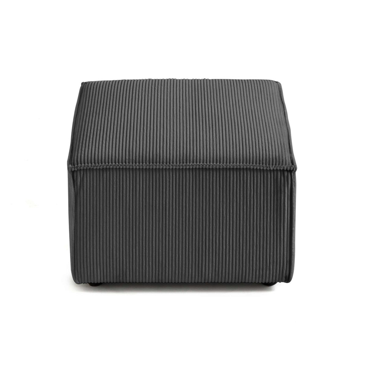 LISA DESIGN Arty - pouf d'appoint - en velours côtelé