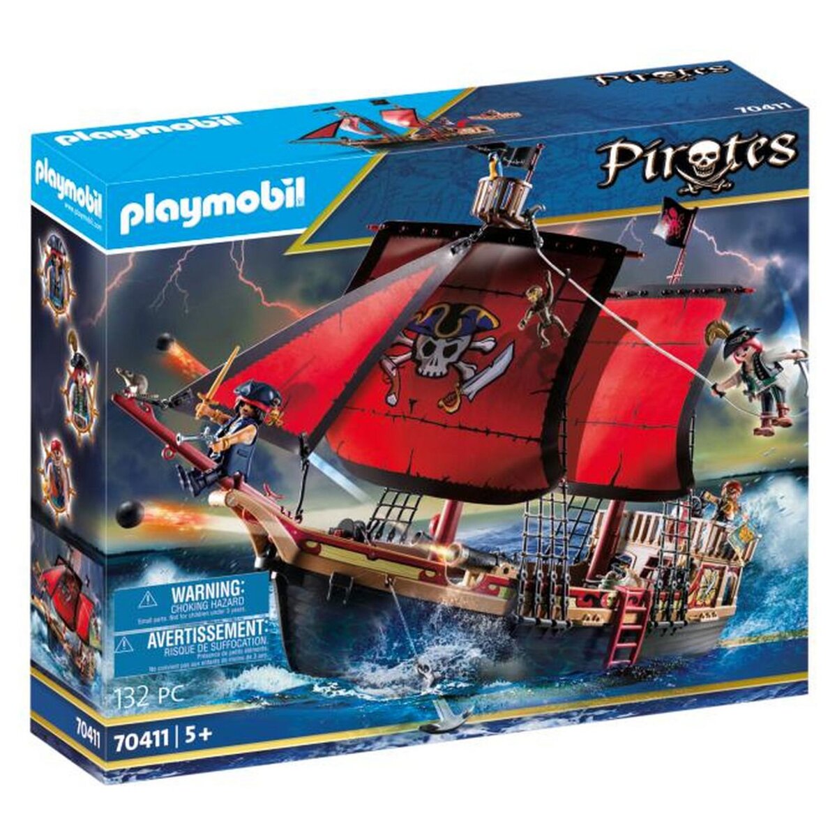 PLAYMOBIL 70411 - Pirates - Bateau pirates